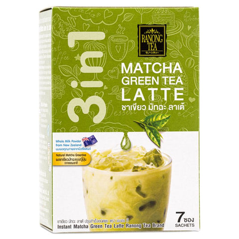 Ranong Tea 3 in 1 Latte Matcha Green Tea 7 Sachets 161 g