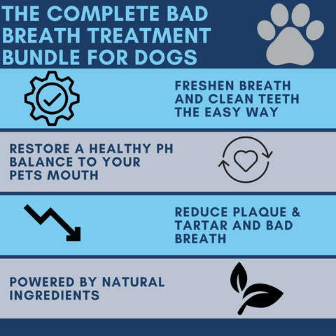 Dog Breath Freshener Bundle Including Mint Retail Floss Toy