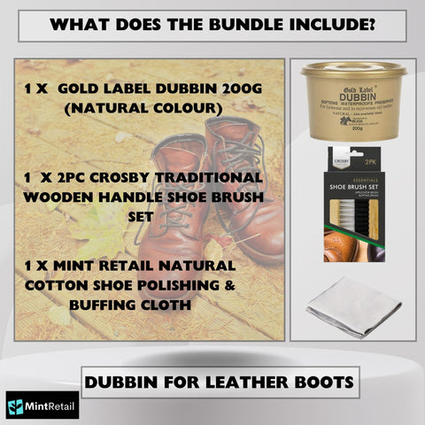 Dubbin for Leather Boots Bundle