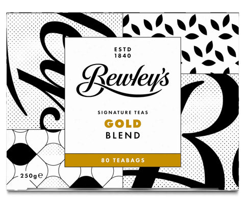 Bewleys Gold Blend Tea Bags - 80 Bags 250g